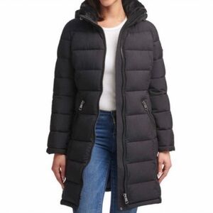 Andrew Marc Women's Charcoal Puffer Jacket